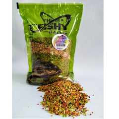 MICROPELETE FISHY BAITS RAINBOW PELLETS STRAWBERRY & FISH 2MM 900G