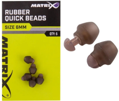 Conectori De Cauciuc Matrix 6MM Rubber Quick Beads 5Buc/Plic