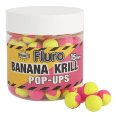 Pop-Up Dynamite Baits Two Tone Banana&Krill Fluro 15MM