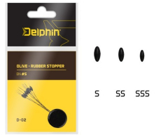 Stopper Silicon Delphin Olive Rubber 9buc/plic