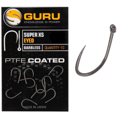 Carlige Guru Super XS Eyed Barbless 10Buc/Plic