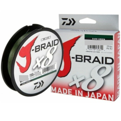 Fir Textil Daiwa J-Braid X8 Dark Green 150m