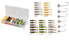 Set Naluci Savage Shad Cannibal 5,5CM/6,8CM Mixed Colors 36Buc