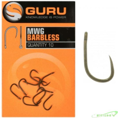 Carlige Guru MWG Barbless 10Buc/Plic