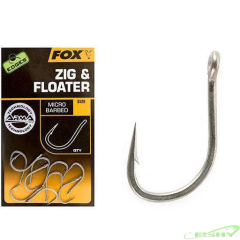 Carlige Fox Zig & Floater Microbarbed 10Buc/Plic