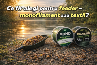 Ce fir alegi pentru feeder – monofilament sau textil?