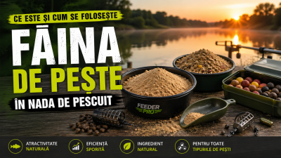 Făina de pește în nada de pescuit – ce este și cum se folosește