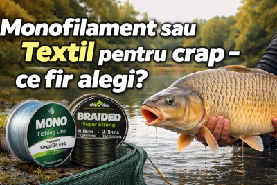 Monofilament sau textil pentru crap – ce fir alegi și când îl folosești